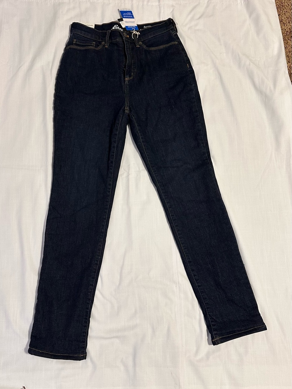Eddie Bauer Women’s Skinny Jeans in Dark Blue Indigo